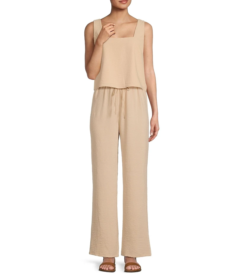 Copper Key Pull-On Wide Leg Pants