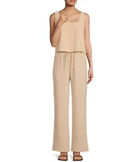 Copper Key Pull-On Wide Leg Pants