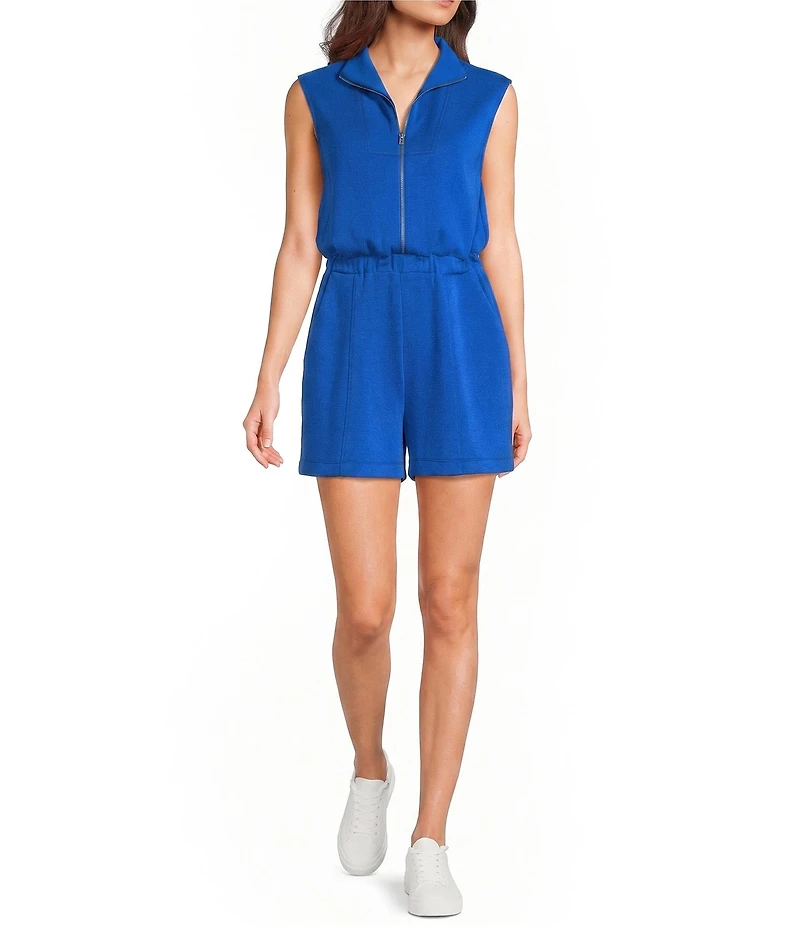 Copper Key Quarter Zip Romper
