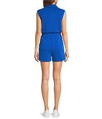 Copper Key Quarter Zip Romper