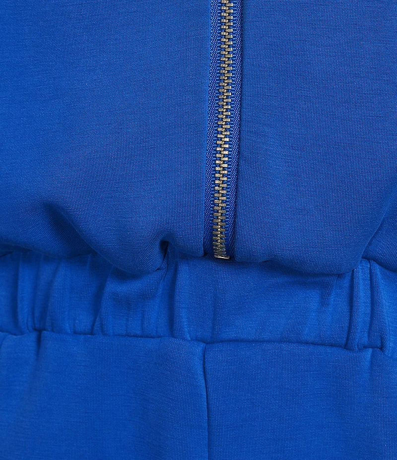 Copper Key Quarter Zip Romper