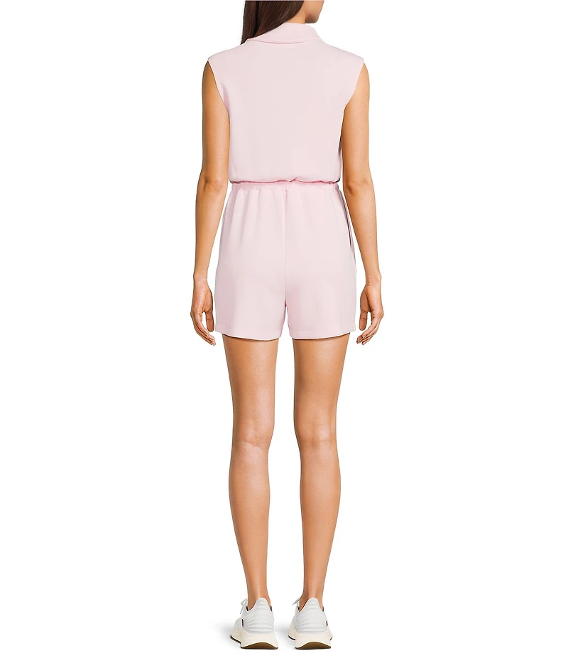 Copper Key Quarter Zip Romper