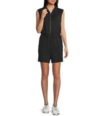 Copper Key Quarter Zip Romper