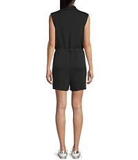 Copper Key Quarter Zip Romper