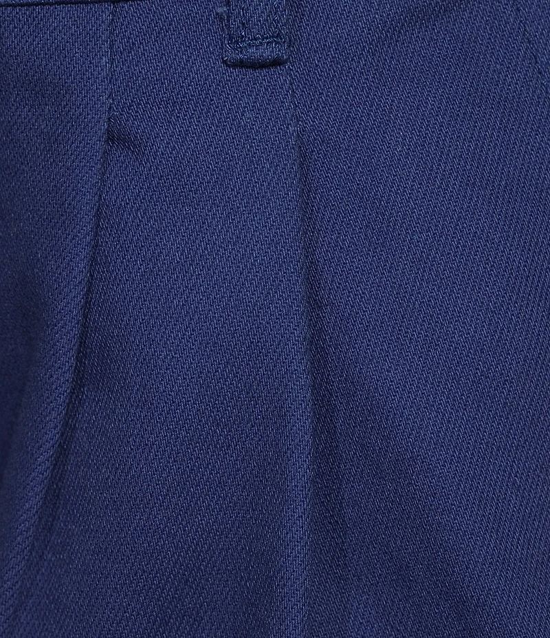 Copper Key Roll Cuff Hem Trouser Shorts