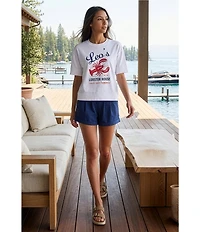 Copper Key Roll Cuff Hem Trouser Shorts