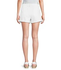 Copper Key Roll Cuff Hem Trouser Shorts