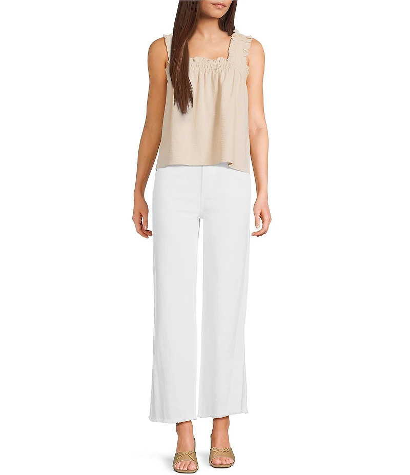 Copper Key Coordinating Ruffle Strap Tank Top
