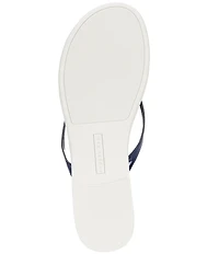 Copper Key Sandy Bow Floral Flip Flops