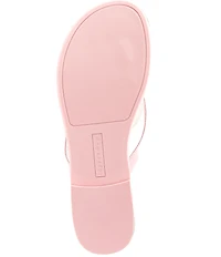 Copper Key Sandy Bow Striped Flip Flops