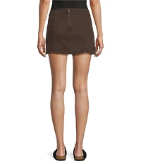 Copper Key Seamed Mini Skort