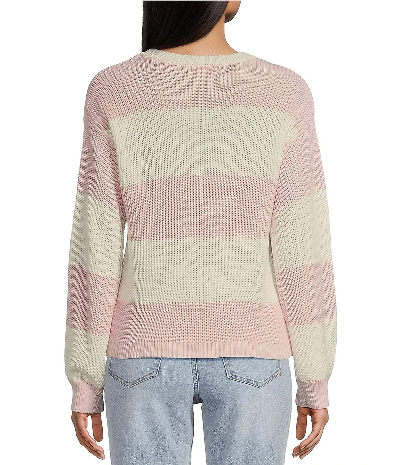 Copper Key Shaker Stripe Sweater
