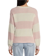 Copper Key Shaker Stripe Sweater