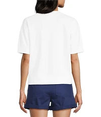 Copper Key Short Sleeve Graphic Top