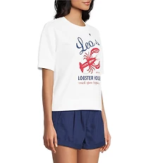 Copper Key Short Sleeve Graphic Top