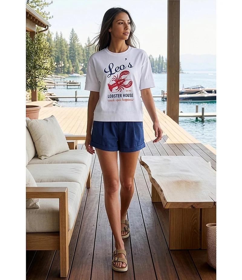 Copper Key Short Sleeve Graphic Top