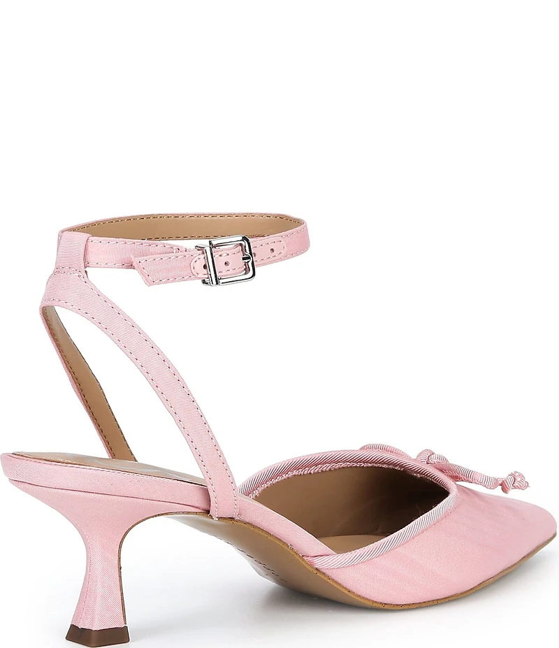 Copper Key Sleek Mini Bow Kitten Heel Pumps