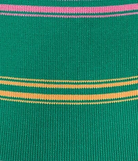 Copper Key Sleeveless Stripe Twist Knit Dress