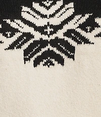 Copper Key Snowflake Jacquard Sweater