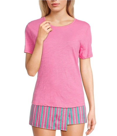 Copper Key Solid Knit Short Sleeve T-Shirt