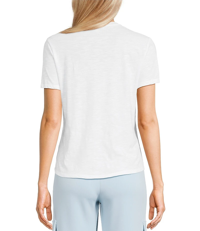 Copper Key Solid Knit Short Sleeve T-Shirt