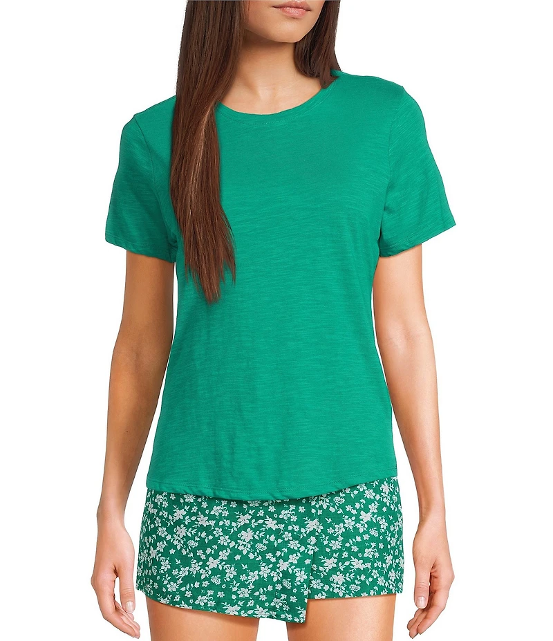 Copper Key Solid Knit Short Sleeve T-Shirt