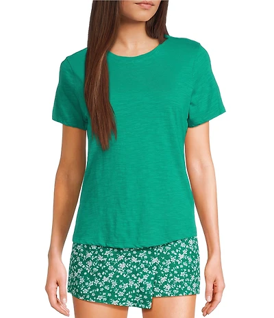 Copper Key Solid Knit Short Sleeve T-Shirt