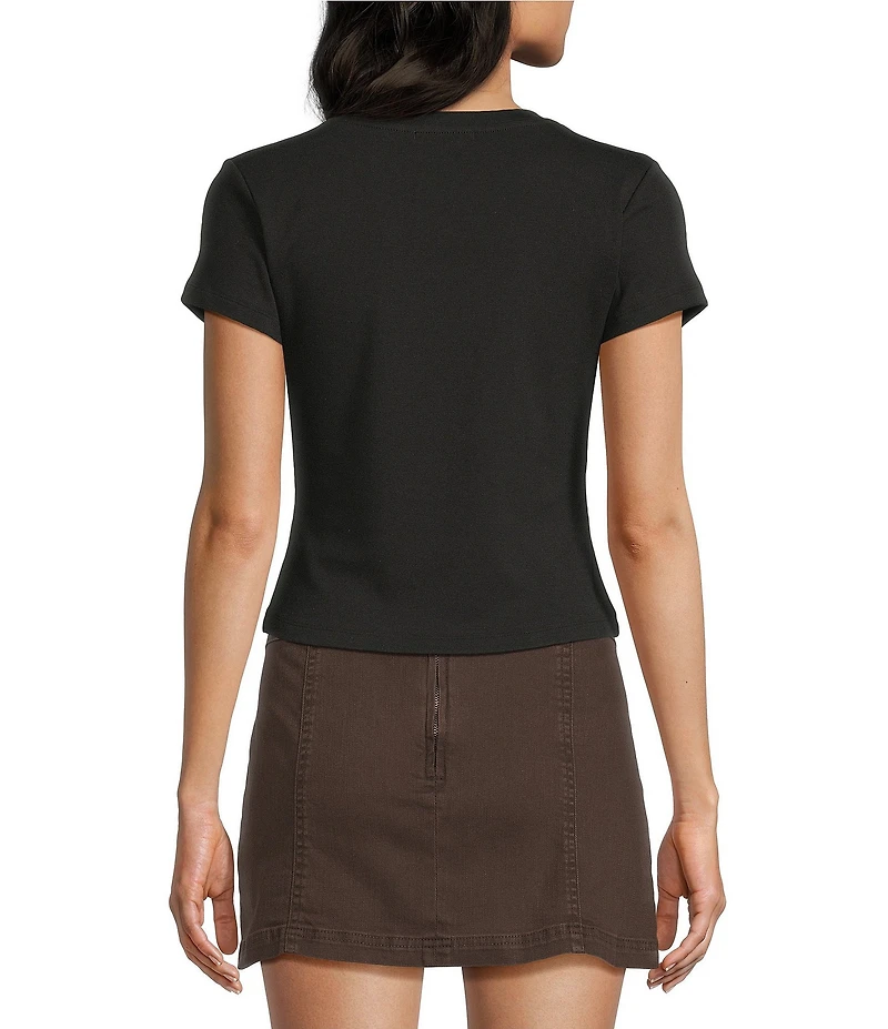 Copper Key Solid Short Sleeve Baby Tee