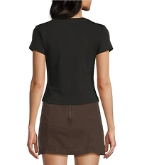 Copper Key Solid Short Sleeve Baby Tee