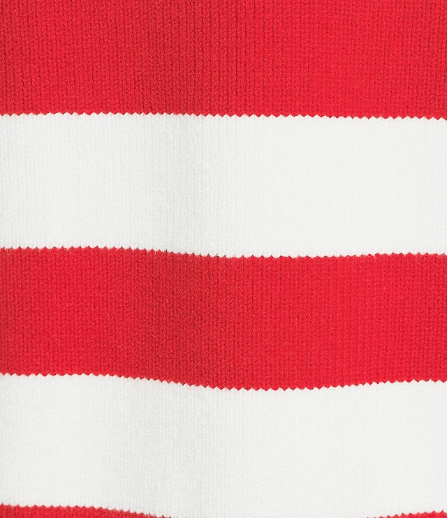 Copper Key Stripe Collared Sweater