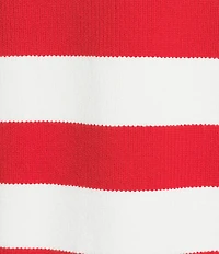 Copper Key Stripe Collared Sweater