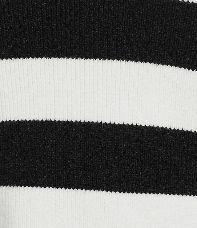 Copper Key Stripe Collared Sweater