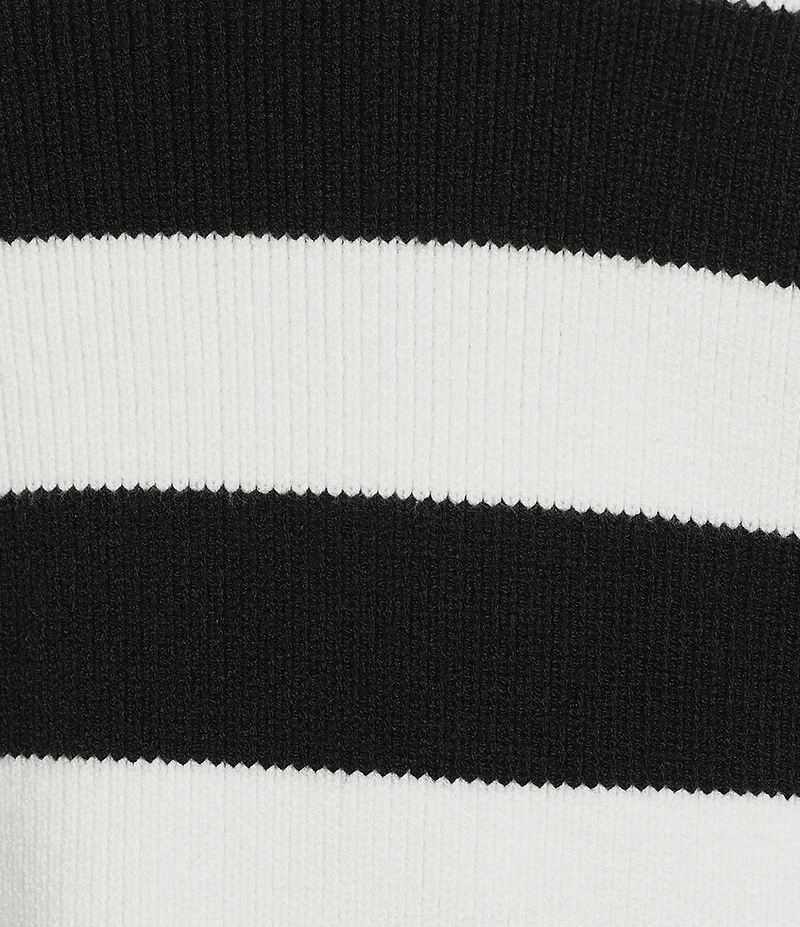 Copper Key Stripe Collared Sweater