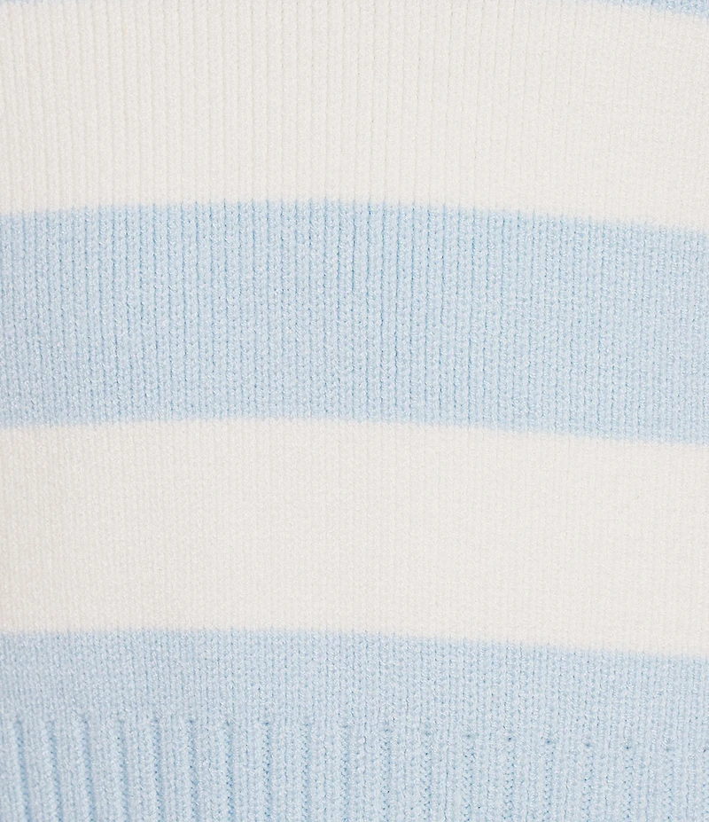 Copper Key Stripe Collared Sweater