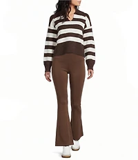 Copper Key Stripe Collared Sweater