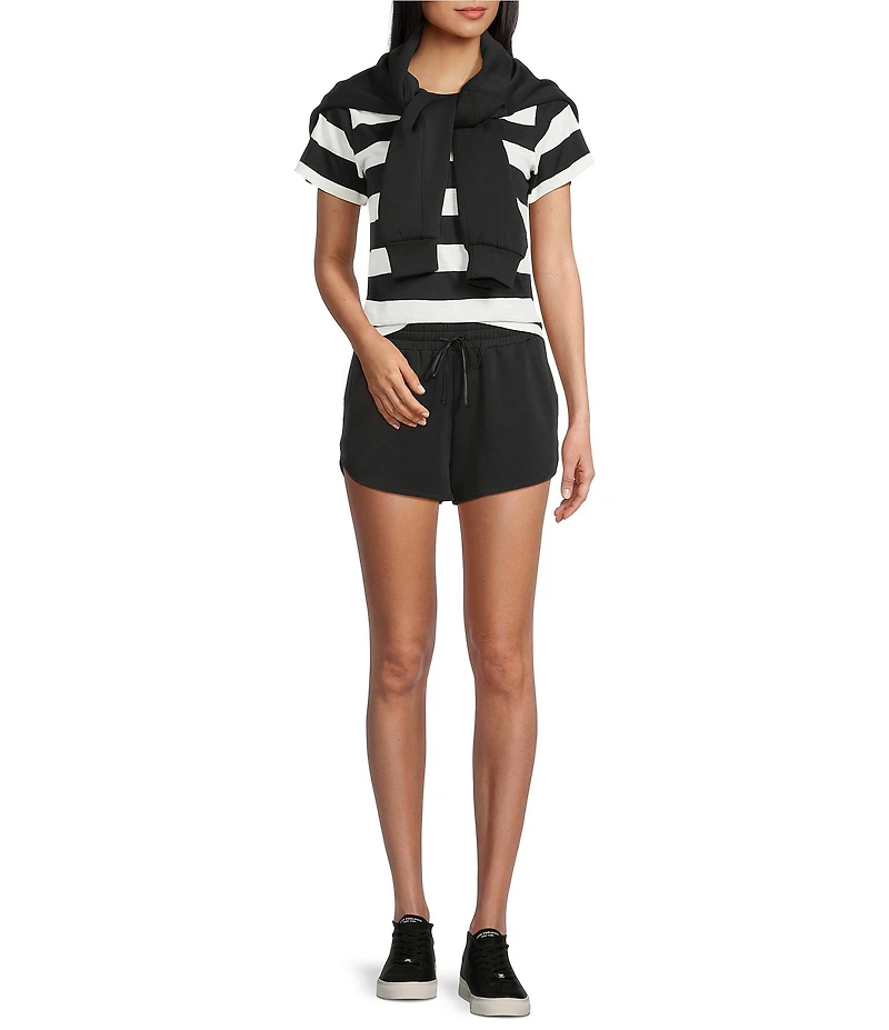 Copper Key Stripe Short Sleeve Boxy T-Shirt