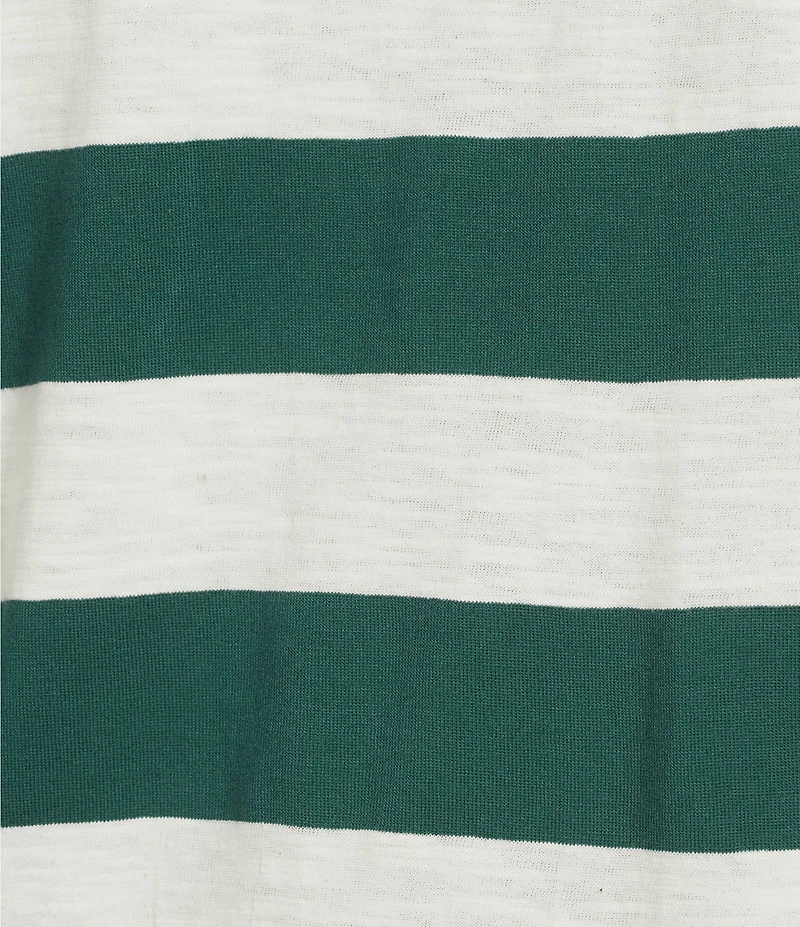 Copper Key Stripe Short Sleeve Boxy T-Shirt