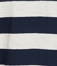 Copper Key Stripe Short Sleeve Boxy T-Shirt