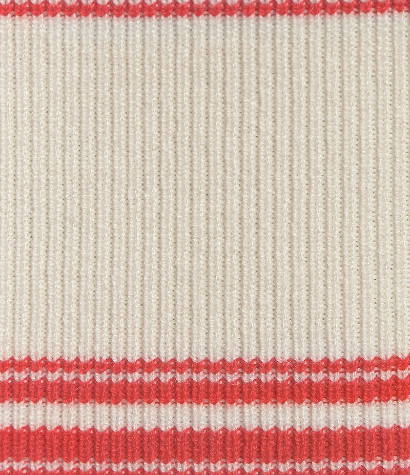 Copper Key Stripe Twist Knit Tank Top