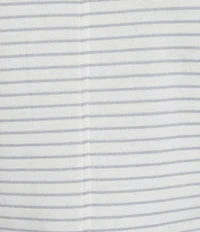 Copper Key Striped Curved Hem Brushed T-Shirt