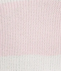 Copper Key Striped Shaker Stitch Sweater