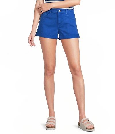 Copper Key Taylor Cuffed Americana Denim Shorts
