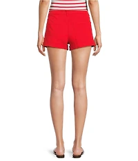 Copper Key Taylor Distressed Americana Cuff Mini Shorts