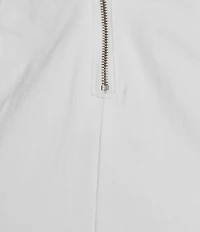 Copper Key Tie Front Wide Leg Denim Jumpsuit