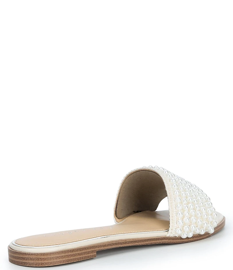 Copper Key Torrey Pearl Detail Slide Sandals