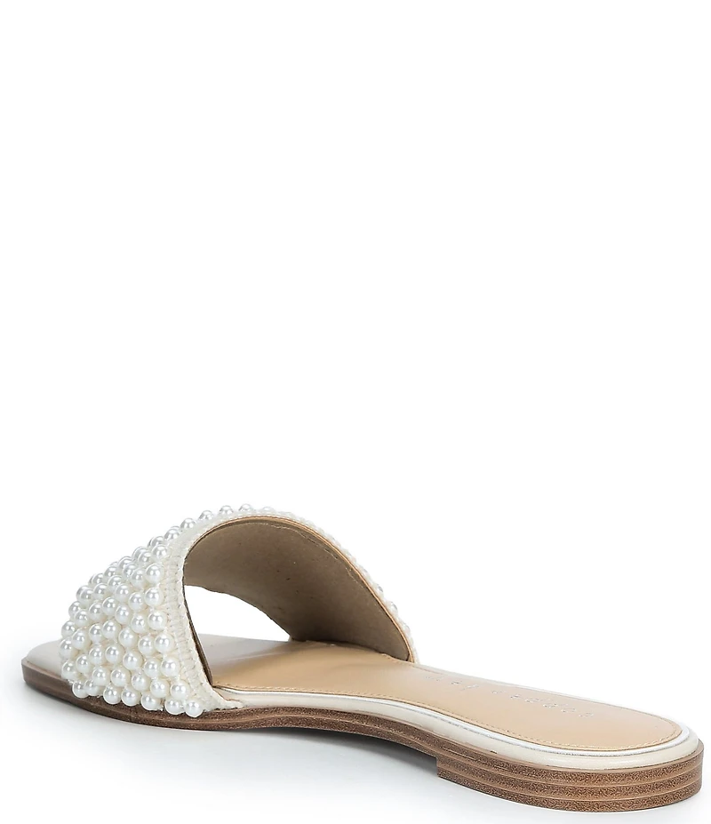 Copper Key Torrey Pearl Detail Slide Sandals