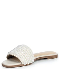 Copper Key Torrey Pearl Detail Slide Sandals