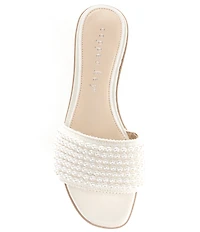 Copper Key Torrey Pearl Detail Slide Sandals