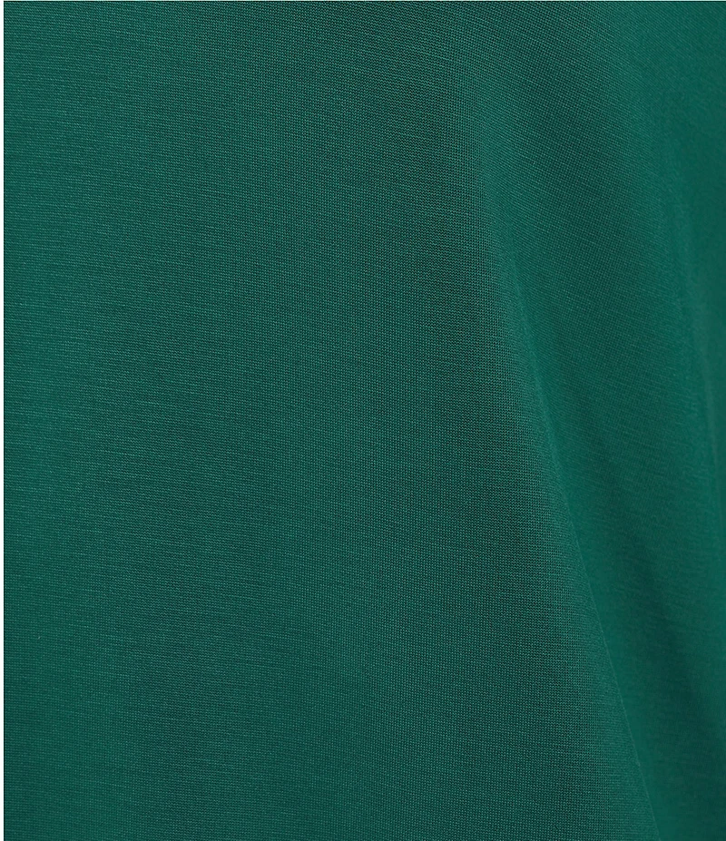 Copper Key V-Neck Contrast Trim Long Sleeve Top