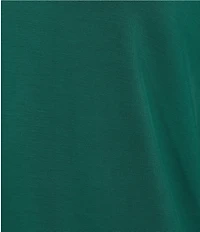Copper Key V-Neck Contrast Trim Long Sleeve Top